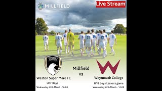 Millfield Sport  Football 1st XI v Weymouth College amp Weston Super Mare FC [upl. by Agler]