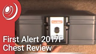 First Alert 2017F Waterproof and Fire Resistant Chest Review [upl. by Aire344]