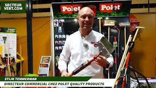 POLET QUALITY PRODUCTS  STIJN TEMMERMAN nouveaux outils Espaces Verts pour la saison 20222023 [upl. by Eenor]