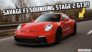 PART 2  WE BUILT AN INSANE F1SOUNDING STAGE 2 GT3 esmotoruk 911turbo gt3 [upl. by Nywra]