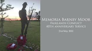 Falklands 40th Anniversary Service Short Version  at Memoria Barnby Moor Nottinghamshire [upl. by Yodlem704]