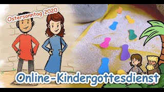 Online Kindergottesdienst 12 April  wir feiern Ostern [upl. by Llemej]