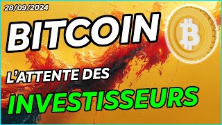 BITCOIN  LATTENTE DS INVESTISSEURS 🔥 INDICATEURS BULLISH 🚀 [upl. by Aineval905]