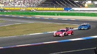 Rene Rast 33 vs Gary Paffett 2 Fight  DTM Season Closing  Final 2018  Hockenheim race track [upl. by Kant478]