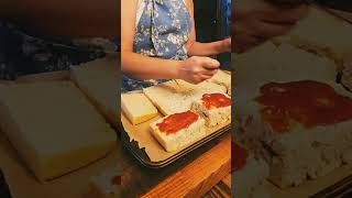 Focaccia pizzas shorts shortsvideo [upl. by Nywg]