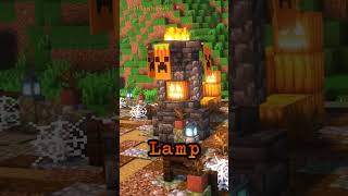 Minecraft Build Ideas  Halloween minecraft buildhacks minecraftbuilding [upl. by Duthie]