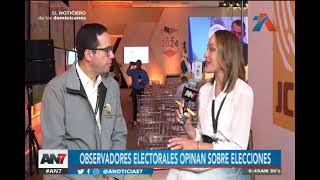 Observadores electorales opinan sobre las elecciones [upl. by Samau]