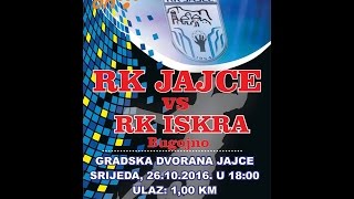 RK JAJCE  RK ISKRA Bugojno [upl. by Eiromem]