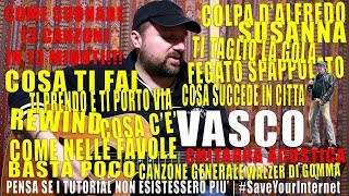 Tutorial  Come suonare 13 canzoni di Vasco in 13 minuti  Articolo 13  SaveYourInternet [upl. by Korry]