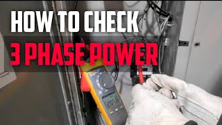 How To Check 3 Phase Power [upl. by Ahsimac]