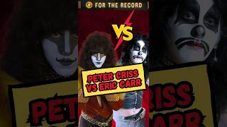 Who Was Better Peter Criss Or Eric Carr fortherecord rockdrummer [upl. by Anbul219]