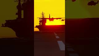 USAF Military C130 landing on sunrise in a Airbase [upl. by Notreve]