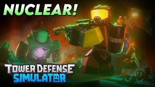 Tower Defense Simulator ☢️ NUCLEAR Update☢️ [upl. by Rehptosirhc]