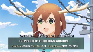 PC EU REAL 12B Aetherian Archive World Record  156095  614  Stamina Arcanist [upl. by Elexa]