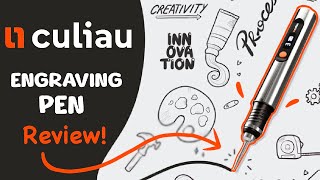 Culiau Pen Review  ASMR  BEST Engraving Pen Yet [upl. by Selec]