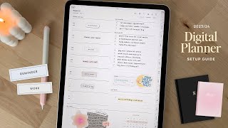 202324 Midyear iPad Planner 📝  GoodNotes 5 Setup Guide [upl. by Geoff]