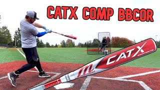 Hitting with the Marucci CatX Composite 500 BBCOR  Baseball Bat Review [upl. by Llekim245]