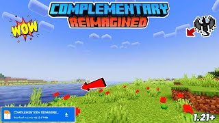 Complementary Reimagined Shader Minecraft PE 1211 ⚠️  Shader For MCPE 121   Render Dragon [upl. by Sparrow81]