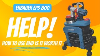 Erbauer eps800 paint sprayer Screwfix diy painting spraypaint handyman painter [upl. by Llerot]