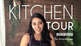 KITCHEN TOUR Part 1  By Kiranmayee Madupu  Decor Series [upl. by Fernand16]