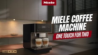 Double the Delight Brew Two Lattes at Once with Miele  Coffee Warehouse [upl. by Llesig]