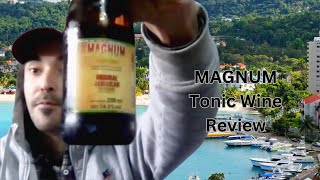 MAGNUM Tonic Wine Review  Original Jamaican Recipe  165abv  200ml [upl. by Eliason]