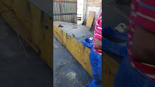 FIXING WORN HOLE WITH WELDING BUILD UP USING METAL INERT GAS WELDING PROCESS GAS METAL ARC WELDING [upl. by Teiluj]