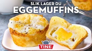 Muffins med egg «gyeranppang» Koreansk streetfood  TINE Kjøkken [upl. by Iborian]