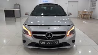 Mercedes Benz CLA180 R18 BI Sunroof 2014 Silver  SMU2222ZSNT9576A [upl. by Aleekat]