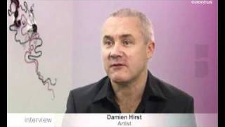 euronews interview  Damien Hirst e la morte nellarte [upl. by Alice]