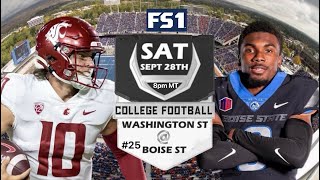 25 Boise State vs Washington State PREVIEW AND PREDICTIONSKEYS TO GAME Playoffs on the line [upl. by Nivart]