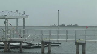 Winds Pick Up in Steinhatchee as Hurricane Helene Approaches [upl. by Amato]