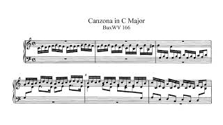 Buxtehude  Canzona in C Major BuxWV 166 w score [upl. by Leduar]