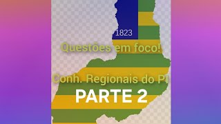 Conhecimentos regionais do PI QUESTÕES parte 2 [upl. by Persse]