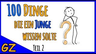 100 Dinge die ein Junge wissen muss  Teil 2  Tipp amp Tricks fürs Leben Deutsch kostenlos hören [upl. by Lenahs143]