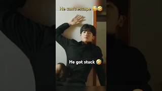 He got stuck 🔥🤩shorts​ kdrama cdrama​ kdramaedit​ fypp funny meme kdramashorts [upl. by Elnukeda]