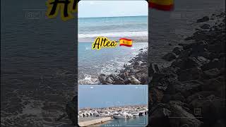 spain 🇪🇦 altea beach⛱️🌊⚓️ barco🚢⛵️ españa Альтеа испания music 🎶🎼🌎 [upl. by Stillman]