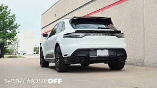 Porsche Macan S with Fabspeed Exhaust  Install and sound clips [upl. by Nabalas651]