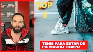 🏅 TOP 5  TENIS para estar de pie mucho tiempo ► y PORQUÉ 💡 2022 [upl. by Atinev]