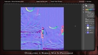 Overlaying Normal Maps in Photoshop [upl. by Anahcar801]