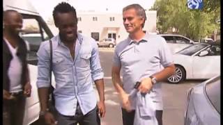 Michael Essien ya está en Madrid [upl. by Jandy428]