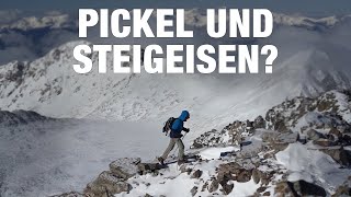 Wann sollte ich Pickel und Steigeisen einpacken  Leichte Bergtouren im Frühling [upl. by Hope]