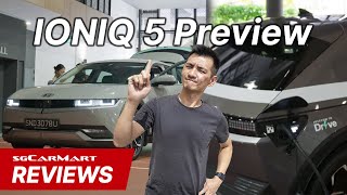 Checking Out The Hyundai IONIQ 5 In Jurong  sgCarMart Access [upl. by Frech]