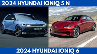 2024 Hyundai ioniq 5 N Vs 2024 Hyundai ioniq 6 Sibling Comparison [upl. by Body497]