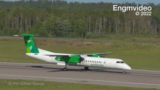 Widerøe Dash8 Q400 new livery [upl. by Oirogerg]