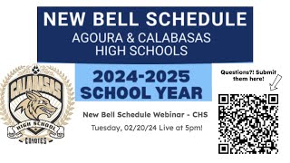 New Bell Schedule Webinar  CHS [upl. by Amat230]