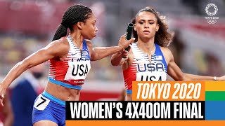 🏃‍♀️ Womens 4x400m Final  Tokyo Replays [upl. by Llerdna510]