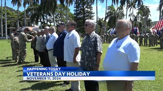 Veterans Day Closures and events across the state [upl. by Enaed]