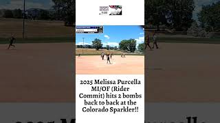 2025 Melissa Purcella MIOF Rider Commit hits 2 bombs back to back at the Colorado Sparkler [upl. by Arv94]