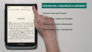 Hogyan kell használni a szótárat PocketBook [upl. by Dorrie]